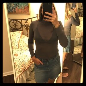 Shimmer long sleeve F21 Top